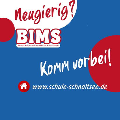 Du bist voller Neugier - komm zur BIMS
