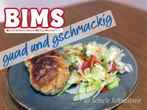 Kaspressknödel mit Salat
