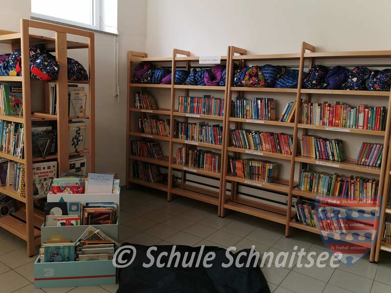 Lesestoff in der Schulbücherei